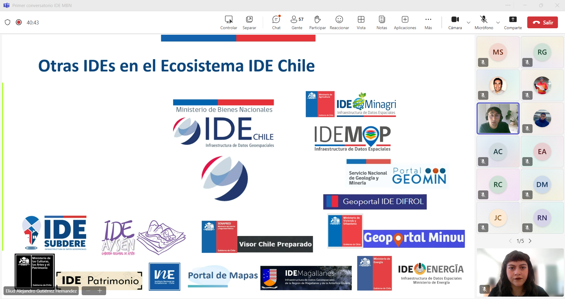 Primer conversatorio IDE MBN